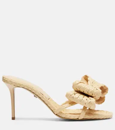 Mach & Mach Le Cadeau bow-detail raffia mules | Thumbnail 2 Mach & Mach Le Cadeau bow-detail raffia mules | Thumbnail 2