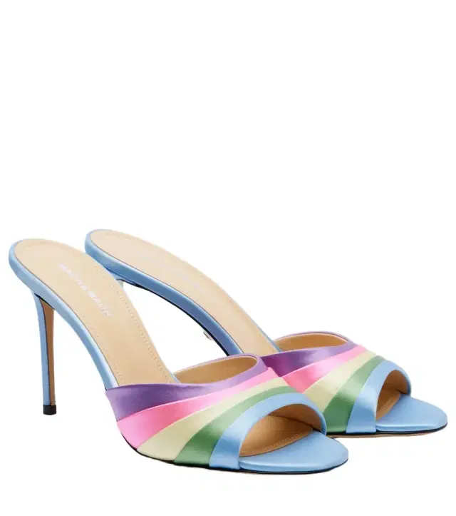 Gradient 95 satin mules