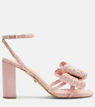 Mach & Mach Cadeau raffia-effect sandals | Thumbnail 2 Mach & Mach Cadeau raffia-effect sandals | Thumbnail 2