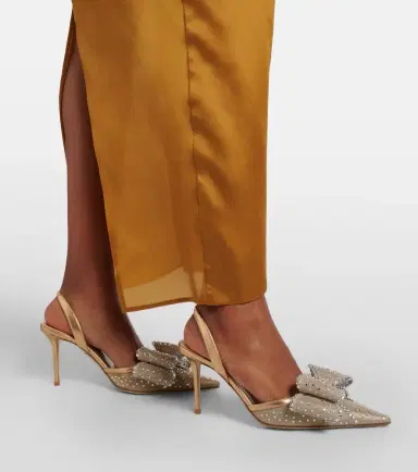 Mach & Mach Le Cadeau 85 mesh slingback pumps | Thumbnail 6 Mach & Mach Le Cadeau 85 mesh slingback pumps | Thumbnail 6