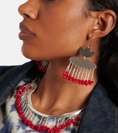 Isabel Marant Beaded drop earrings | Thumbnail 6