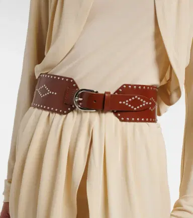 Isabel Marant Lucie studded leather belt | Thumbnail 3