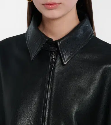 Nour Hammour Doran oversized leather blouson jacket | Thumbnail 2 Nour Hammour Doran oversized leather blouson jacket | Thumbnail 2