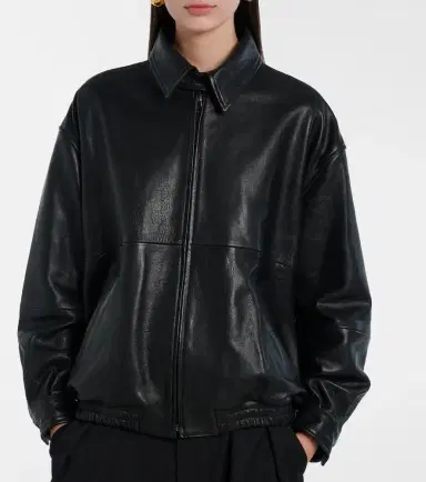 Nour Hammour Doran oversized leather blouson jacket | Thumbnail 5 Nour Hammour Doran oversized leather blouson jacket | Thumbnail 5