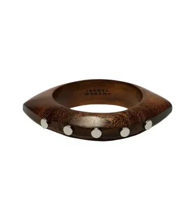 Isabel Marant Layla studded wood bangle | Thumbnail 1