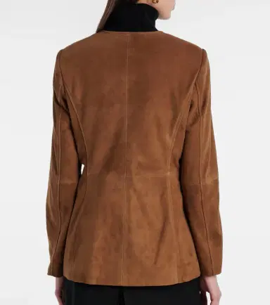 Nour Hammour Maud suede jacket | Thumbnail 2 Nour Hammour Maud suede jacket | Thumbnail 2