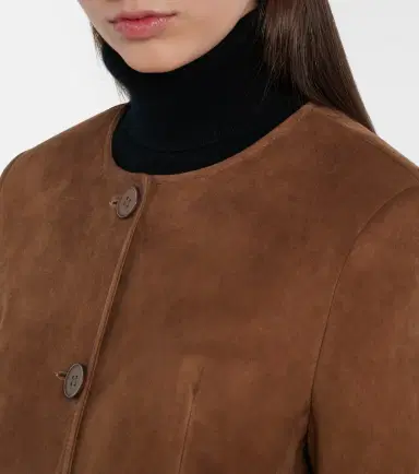 Nour Hammour Maud suede jacket | Thumbnail 4 Nour Hammour Maud suede jacket | Thumbnail 4