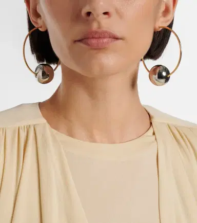 Isabel Marant Elina hoop earrings | Thumbnail 5