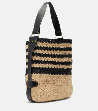 Isabel Marant Bayia striped raffia shoulder bag | Thumbnail 2 Isabel Marant Bayia striped raffia shoulder bag | Thumbnail 2