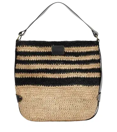Isabel Marant Bayia striped raffia shoulder bag | Thumbnail 1 Isabel Marant Bayia striped raffia shoulder bag | Thumbnail 1