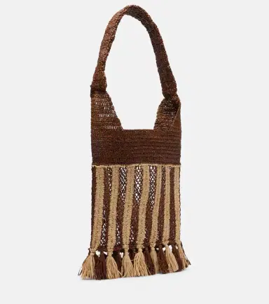 Isabel Marant Praia striped raffia tote bag | Thumbnail 2