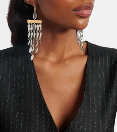 Isabel Marant Embellished drop earrings | Thumbnail 5