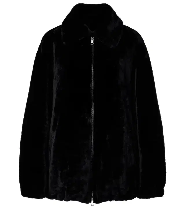 Nour Hammour Plush shearling jacket