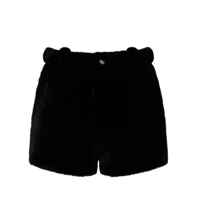 Nour Hammour Leontine shearling shorts | Thumbnail 1 Nour Hammour Leontine shearling shorts | Thumbnail 1