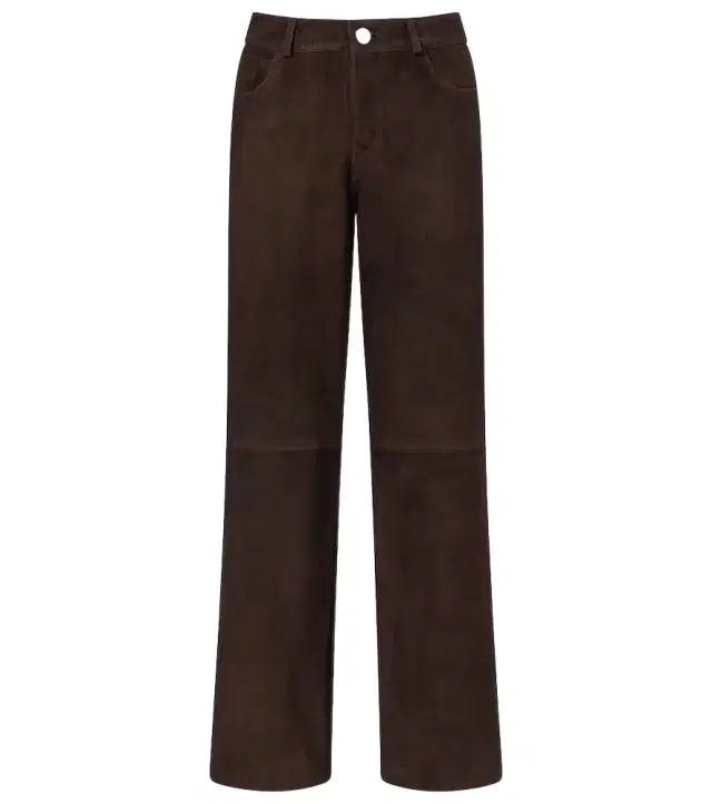 Nour Hammour Milo suede wide-leg pants