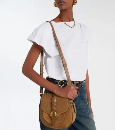 Isabel Marant Altay Small suede shoulder bag | Thumbnail 6