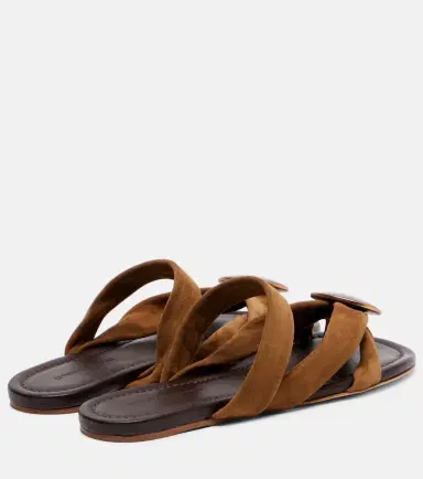 Christopher Esber Doma embellished suede sandals | Thumbnail 4 Christopher Esber Doma embellished suede sandals | Thumbnail 4