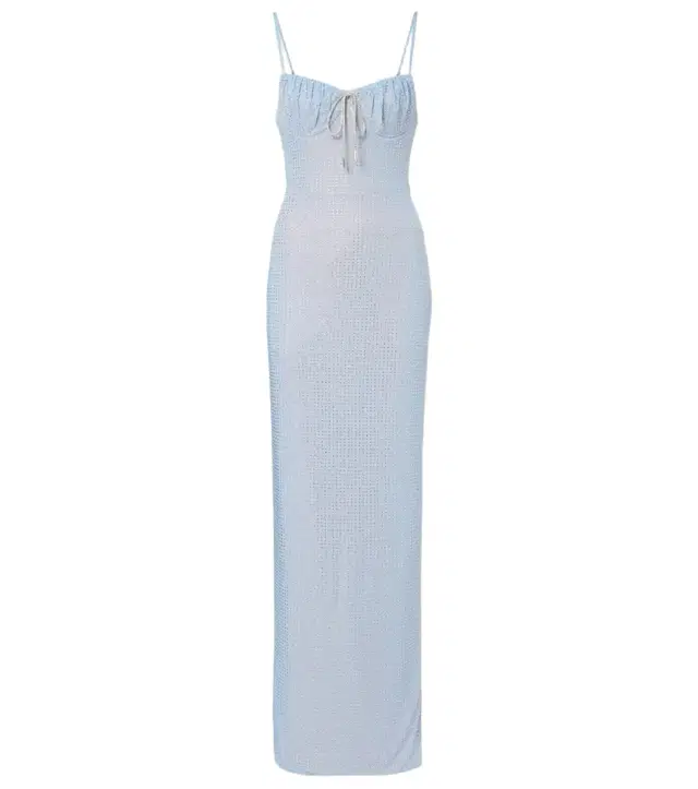 Area Crystal-embellished gown
