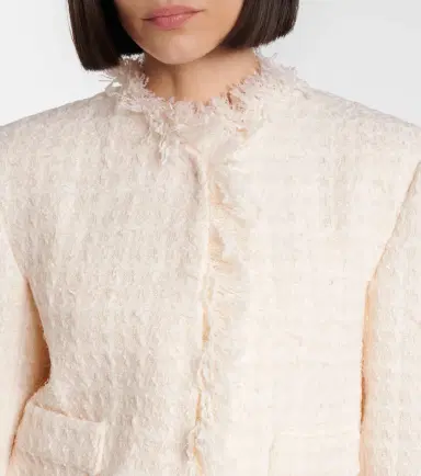 AREA Embellished tweed jacket | Thumbnail 5