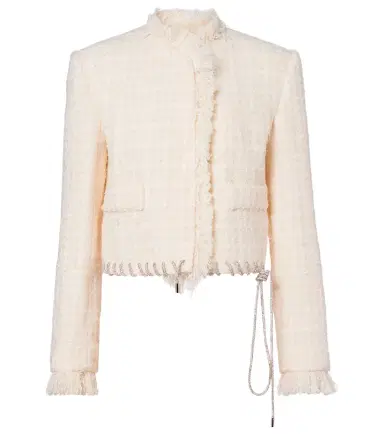AREA Embellished tweed jacket | Thumbnail 1