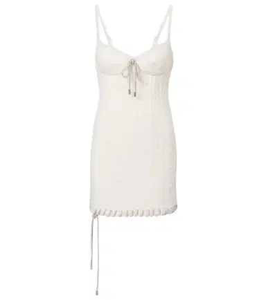 Area Embellished tweed minidress | Thumbnail 1 Area Embellished tweed minidress | Thumbnail 1