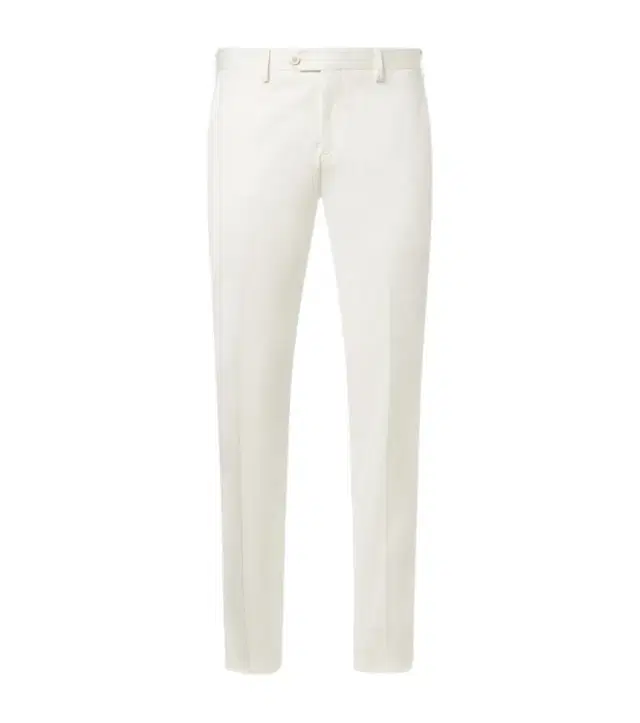 Lardini Mid-rise cotton slim pants