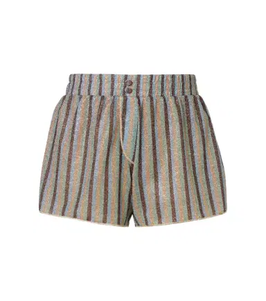 Oséree Oséree Lumière striped shorts | Thumbnail 1 Oséree Oséree Lumière striped shorts | Thumbnail 1