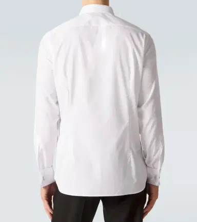 Lardini Cotton poplin tuxedo shirt | Thumbnail 4 Lardini Cotton poplin tuxedo shirt | Thumbnail 4