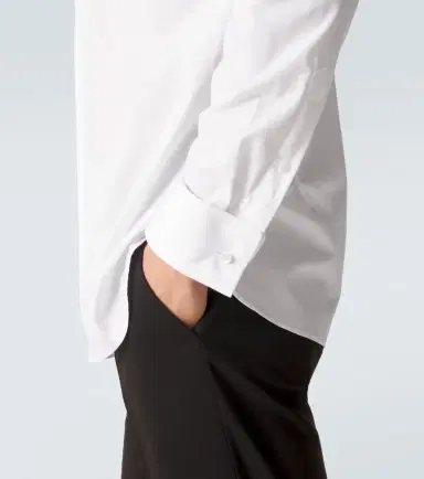 Lardini Cotton poplin tuxedo shirt | Thumbnail 5 Lardini Cotton poplin tuxedo shirt | Thumbnail 5
