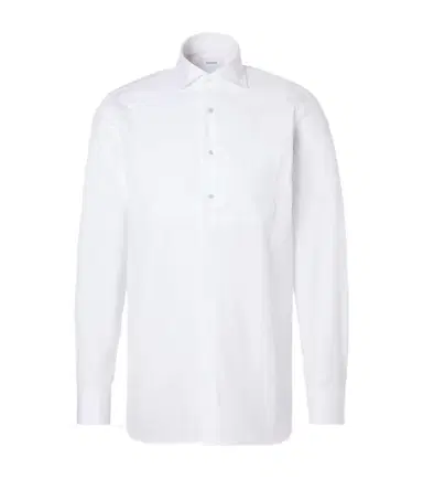 Lardini Cotton poplin tuxedo shirt | Thumbnail 1 Lardini Cotton poplin tuxedo shirt | Thumbnail 1