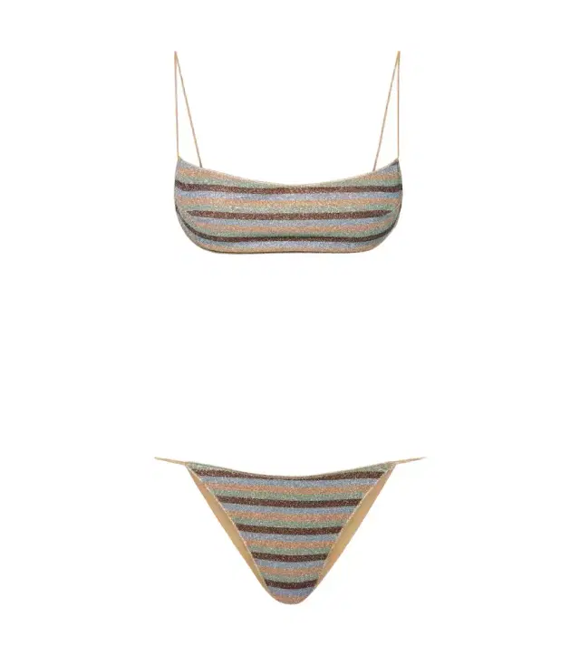 Oséree Lumière striped bikini