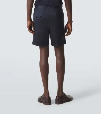 Lardini Pleated cotton-blend Bermuda shorts | Thumbnail 5 Lardini Pleated cotton-blend Bermuda shorts | Thumbnail 5