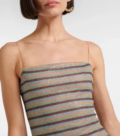 Oséree Oséree Lumière striped minidress | Thumbnail 4 Oséree Oséree Lumière striped minidress | Thumbnail 4