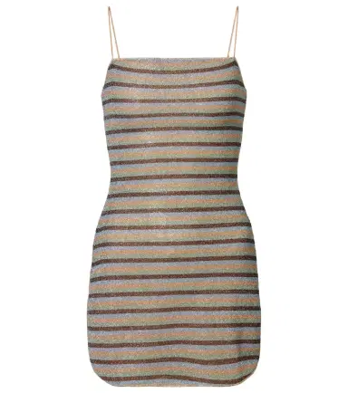 Oséree Oséree Lumière striped minidress | Thumbnail 1 Oséree Oséree Lumière striped minidress | Thumbnail 1