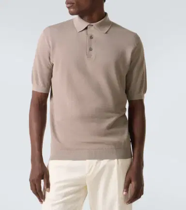 Lardini Cotton piqué polo shirt | Thumbnail 3