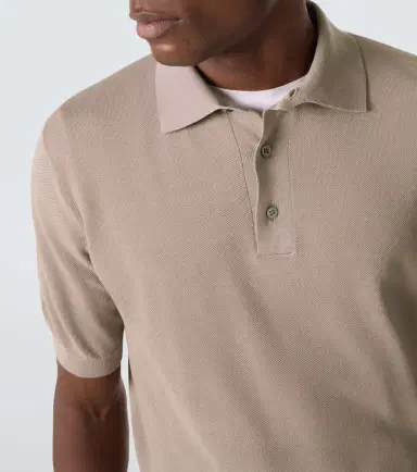Lardini Cotton piqué polo shirt | Thumbnail 4