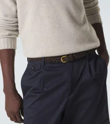 Lardini Braided suede belt | Thumbnail 4