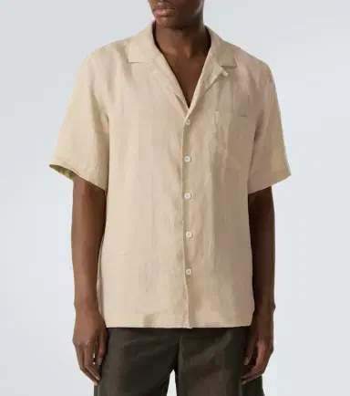 Lardini Linen bowling shirt | Thumbnail 5