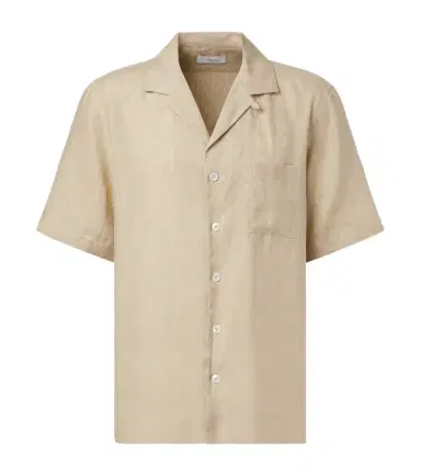 Lardini Linen bowling shirt | Thumbnail 1