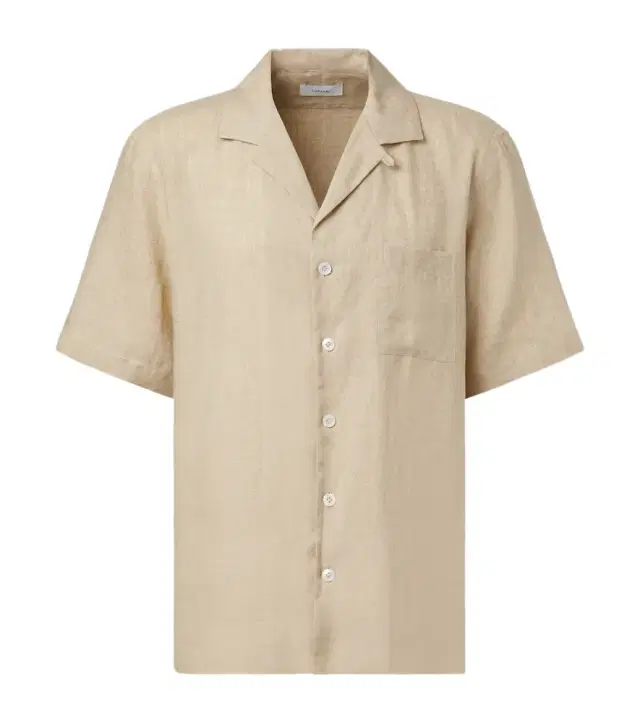 Linen bowling shirt