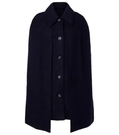 TOTEME Wool bouclé cape | Thumbnail 1 TOTEME Wool bouclé cape | Thumbnail 1