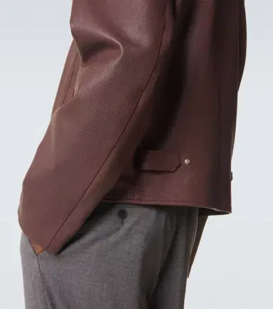 Lardini Leather jacket | Thumbnail 4