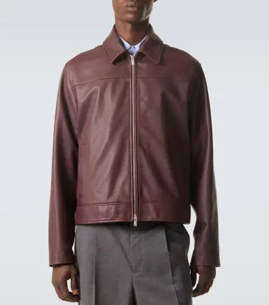 Lardini Leather jacket | Thumbnail 6