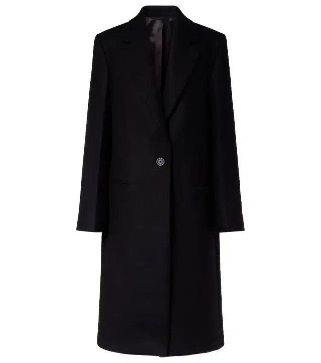 Wool-blend coat
