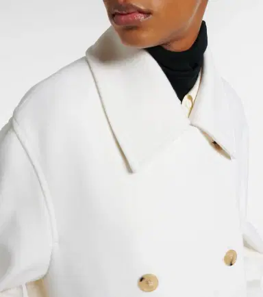 Toteme Double-breasted wool-blend coat | Thumbnail 2 Toteme Double-breasted wool-blend coat | Thumbnail 2