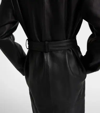 TOTEME Belted leather coat | Thumbnail 2