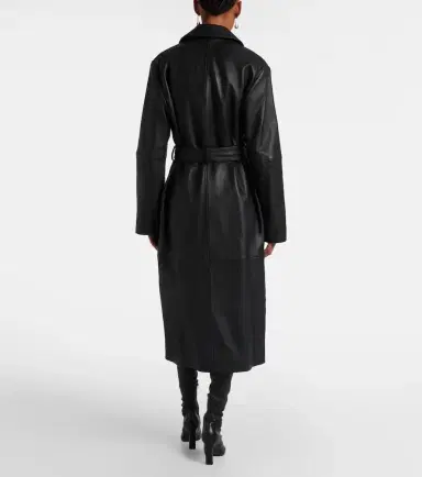 TOTEME Belted leather coat | Thumbnail 6