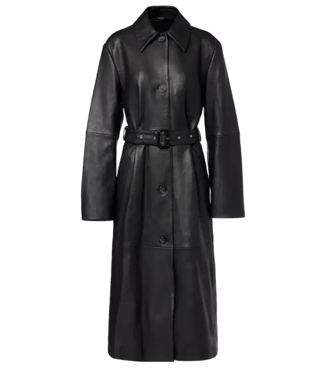 Toteme Belted leather coat