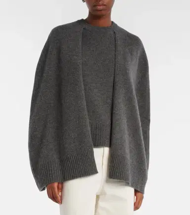 TOTEME Cashmere poncho | Thumbnail 2