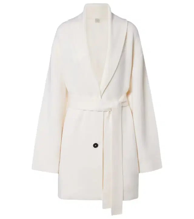 Belted wool coat